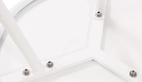 Konferenčný stolík Berea - v40 x Ø50 cm - Biela