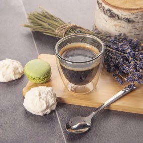 Sklenené hrnčeky na espresso v súprave 2 ks 110 ml – Orion