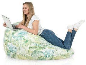 Sedací vak SAKO lístie Monstera