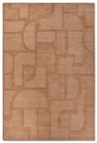 Hnedý ručne tkaný vlnený koberec 160x230 cm Alexis – Villeroy&amp;Boch