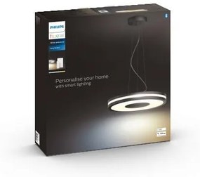 PHILIPS HUE Závesné moderné LED chytré osvetlenie HUE BEING s vypínačom a funkciou RGB, 25W, teplá biela-studená