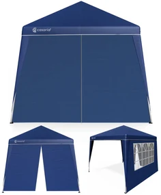InternetovaZahrada Záhradný altánok Capri 3x3 m - 2 bočné steny - modrá