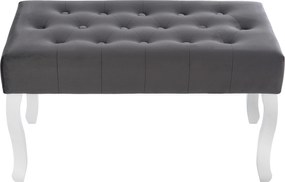 domtextilu.sk Lavica do predsiene v sivej farbe 80 cm 14895