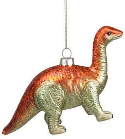HANG ON Ozdoba dinosaurus - zelená/oranžová