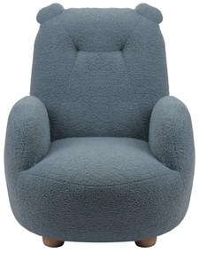 Modré detské kresielko z textílie buklé Rocky – Vipack