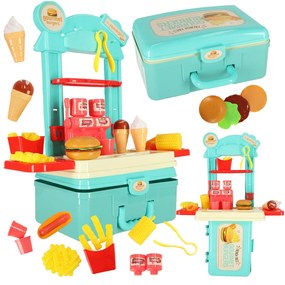 IKO Detský rozkladací stánok s jedlom v kufríku