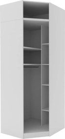 XXXLutz KORPUS ROHOVEJ SKRINE, biela, 91,1/242,2/91,1 cm Hom`in - Skrine - 002647004116