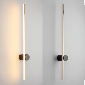 Toolight Toolight, LED nástenné svietidlo 90cm, 18W, 3000K, LHJ062-W, čierna-zlatá, OSW-50030