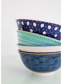 Súprava 4 keramických misiek Kitchen Craft, ø 16,5 cm