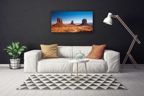 Obraz Canvas Púšť hory príroda 140x70 cm