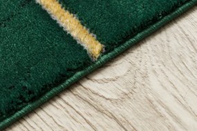Koberec EMERALD exkluzívny 1012 glamour, styl geometrický, marmur fľaškovo zelený / zlatý