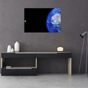 Obraz Mesiaca a Zeme (90x60 cm)