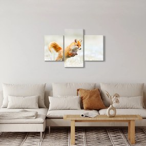 Obraz - Skákajúca líška (90x60 cm)