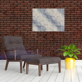 Sklenený obraz - Vzor vlniek (70x50 cm)