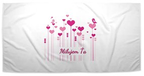 Sablio Uterák Milujem ťa - 30x50 cm