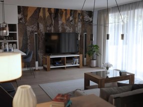 TV Stolík Nico (craft zlatý + biela). Vlastná spoľahlivá doprava až k Vám domov. 1092043