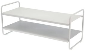 Svetlosivý oceľový stojan na topánky 33x33x80 cm A-Shoe – Zone