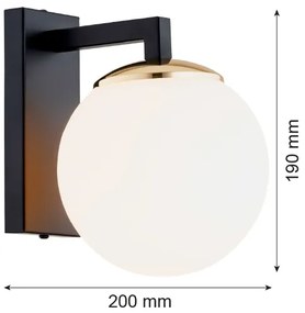 Argon 4771 - Nástenné svietidlo MORITZ 1xE27/15W/230V