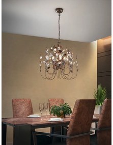 Závesné svietidlo v bronzovej farbe ø 52 cm Napoli – Trio