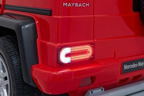 Elektrické autíčko Mercedes Benz MAYBACH G650 STRONG červené