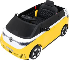 Elektrické autíčko Volkswagen ID BUZZ žlté