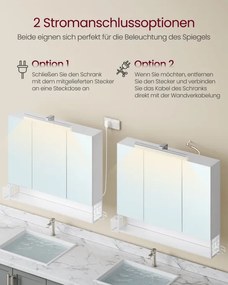 Zrkadlová skrinka BBK136W01