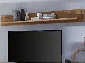 Nástenná polica Canyon, dub, 167 cm%