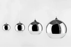 Industriálny luster Silver Ball 3 Line