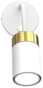 Flexibilná lampička JOKER 1xGU10/8W/230V biela/zlatá