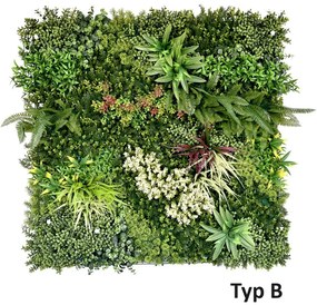 Umelý rastlinný panel RUBY 100 x 100 cm - Panel C 100x100 Europe Grass