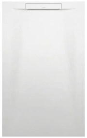 LAUFEN Pro S obdĺžniková sprchová vanička z materiálu Marbond, lineárny odtok na kratšej strane, 1300 x 800 x 32 mm, biela matná, H2111820000001