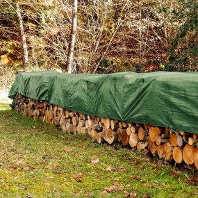 Zeleno strieborná krycia plachta mrazuvzdorná 6m x 10m