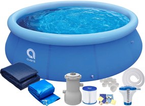 Záhradný nafukovací bazén 305 x 76 cm – set 14v1 s príslušenstvom