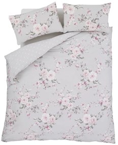 Obliečky na dvojlôžko Catherine Lansfield Canterbury Rose, 200 × 200 cm