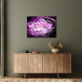 Obraz krásnej fialovej abstrakcie (70x50 cm)