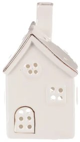 Domček porcelánový na LED/čajovú sviečku 15cm