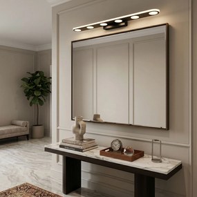 Toolight Toolight, LED nástenné svietidlo, 60cm, 18W, 4000K, 2000lm, SWE055-W, čierna matná, OSW-20155