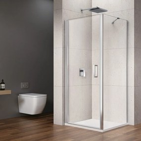 Gelco, LORO štvorcová sprchová zástena 800x800 mm, GN4480-03