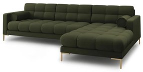 Zelená rohová pohovka (pravý roh) Bali – Cosmopolitan Design