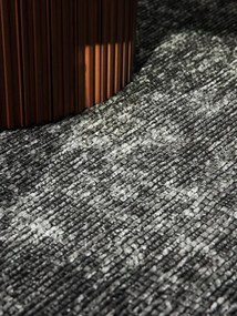 Koberec Elle Decoration BRILLIANCE Prisma strieborný / sivý kruh