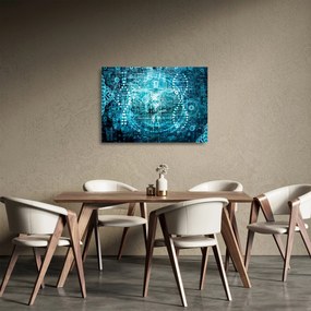 Sklenený obraz - Genetika (70x50 cm)