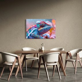 Obraz - Sfarbený chameleón (90x60 cm)