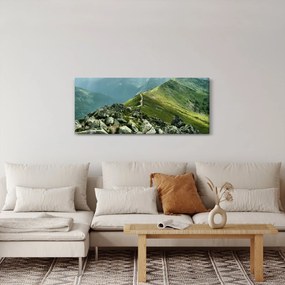 Obraz - Horská krajina (120x50 cm)