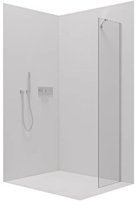 Cerano Antelo, sprchová zástena ku sprchovému kútu 30x190 cm, 6mm číre sklo, chrómový profil, CER-CER-432433