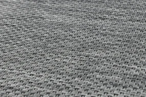 Koberec  SISAL FLAT 48663/920 antracit HLADKÝ