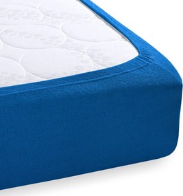 Froté napínacie prestieradlo FR-016 Modré 100 x 200 - výška 20 cm