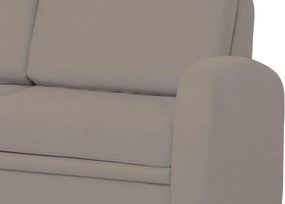 Pohovka s rozkladom Impuls, béžová taupe látka