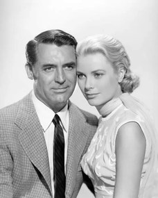 Fotografia Cary Grant And Grace Kelly, To Catch A Thief 1955 Directed Byalfred Hitchcock, (30 x 40 cm)