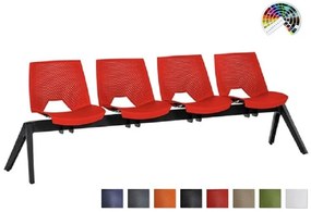 ANTARES Štvormiestna lavica multised 2134 STRIKE plastová