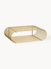 Kovová nástenná polica Curva, Š 40 cm